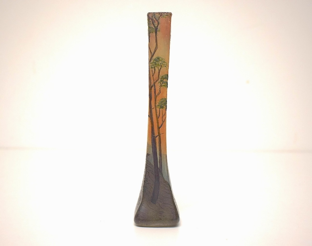 Théodore Legras Miniature Glass Vase -photo-2