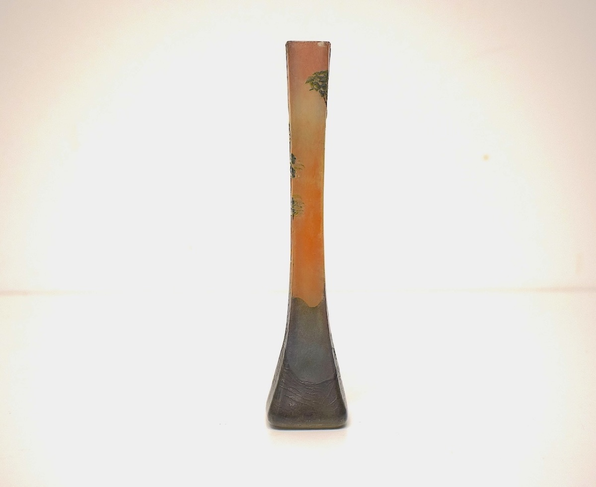 Théodore Legras Miniature Glass Vase -photo-4