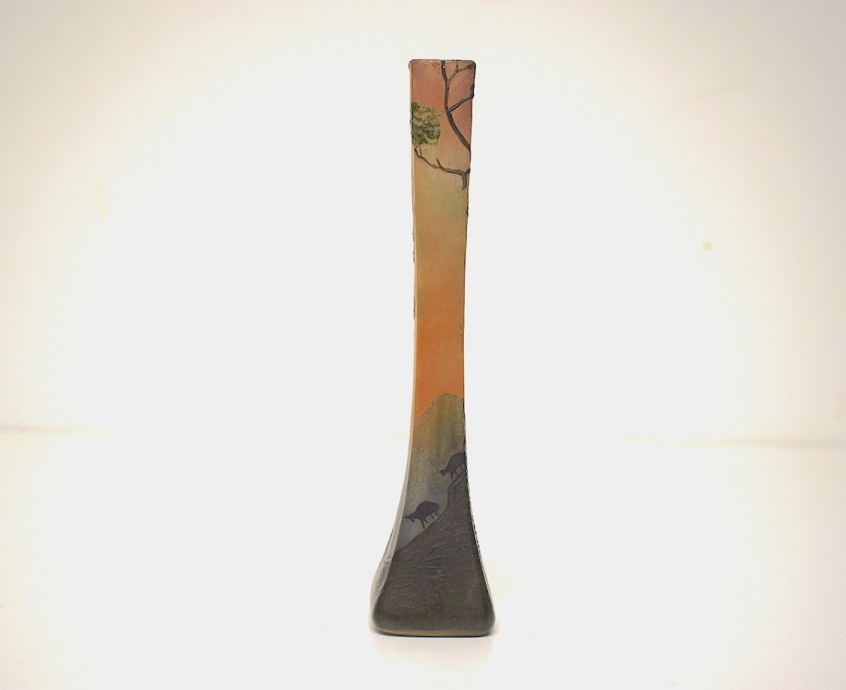 Théodore Legras Miniature Glass Vase -photo-1