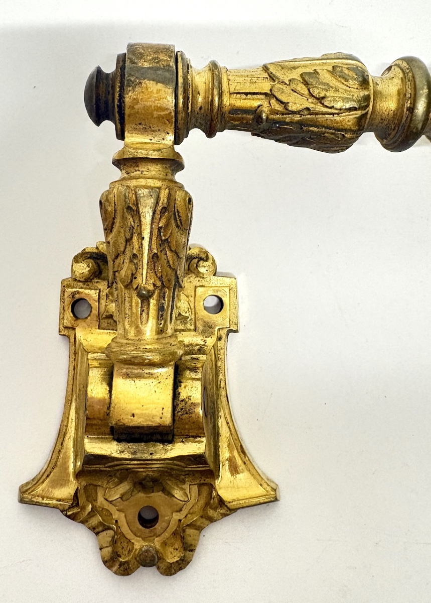 Gilded Bronze Handles, Napoleon III Period, Louis XVI Style, Ref. 1149-photo-6