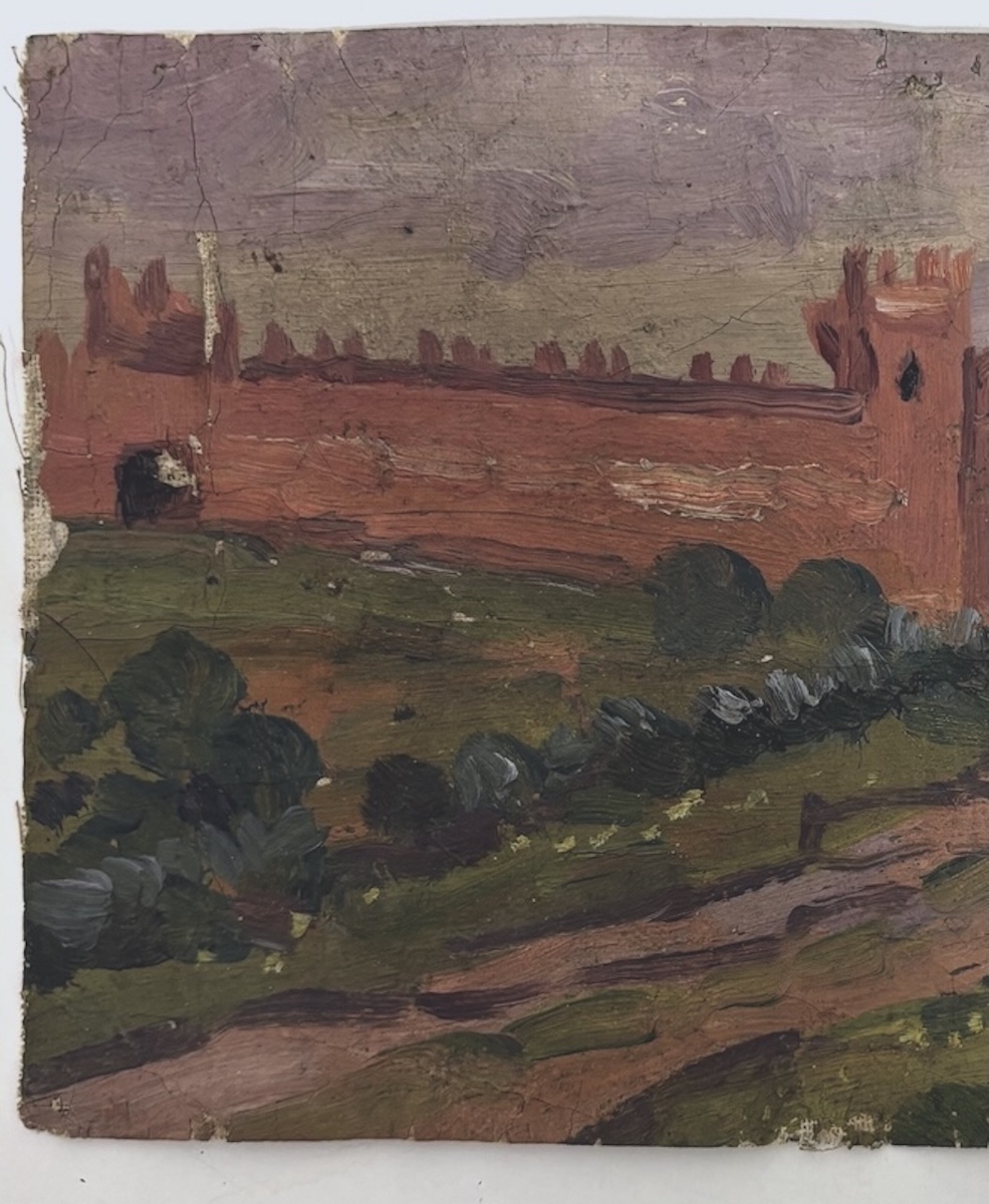 Oil On Canvas: Chellah, Morocco, By Maurice Busset, Orientalist, Refm47-photo-2