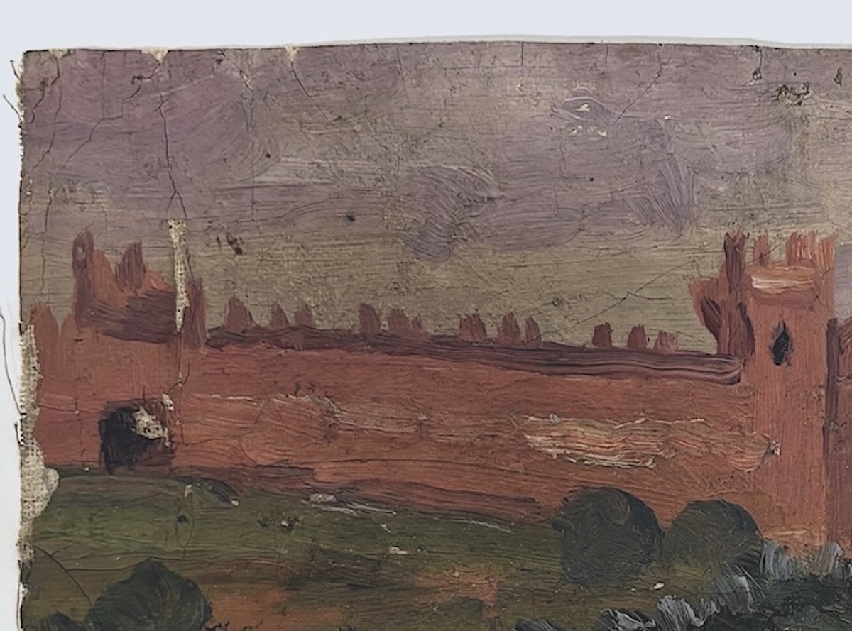 Oil On Canvas: Chellah, Morocco, By Maurice Busset, Orientalist, Refm47-photo-1