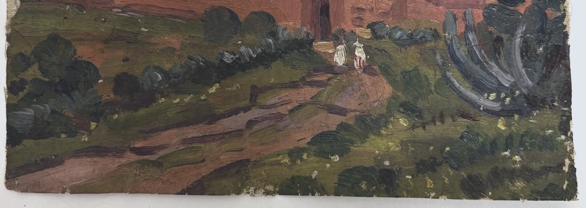 Oil On Canvas: Chellah, Morocco, By Maurice Busset, Orientalist, Refm47-photo-4