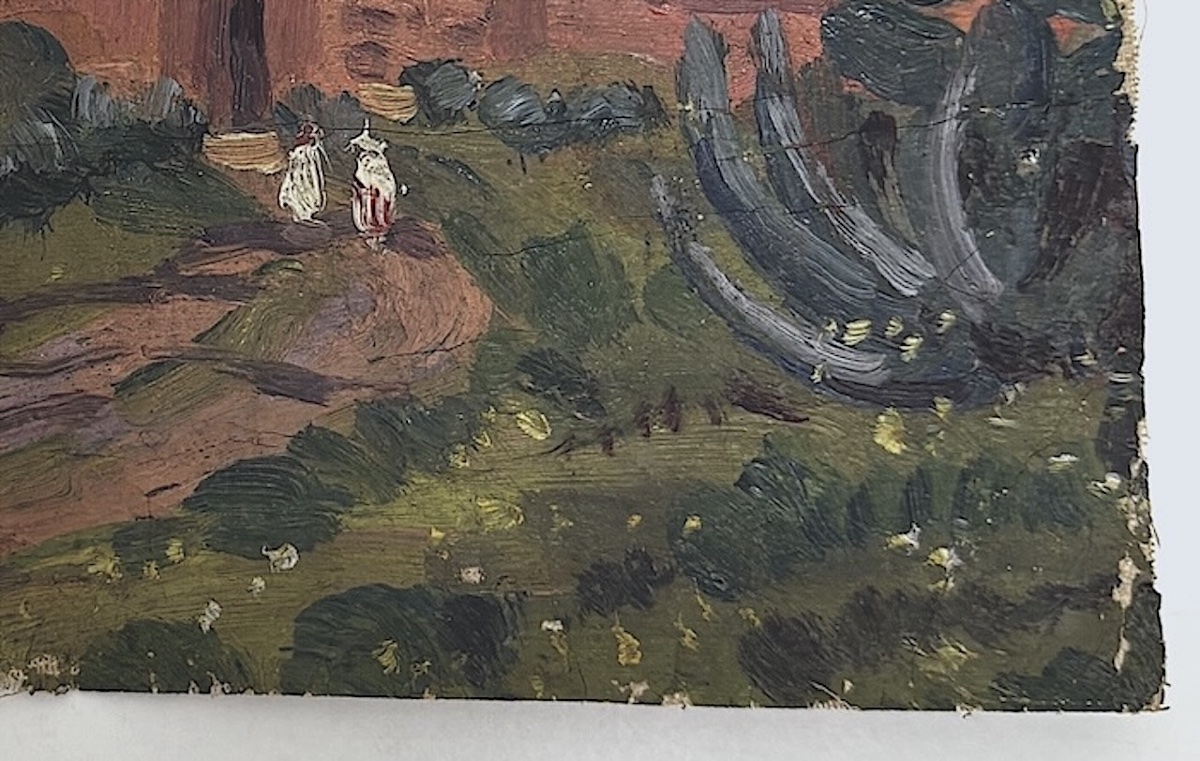 Oil On Canvas: Chellah, Morocco, By Maurice Busset, Orientalist, Refm47-photo-5
