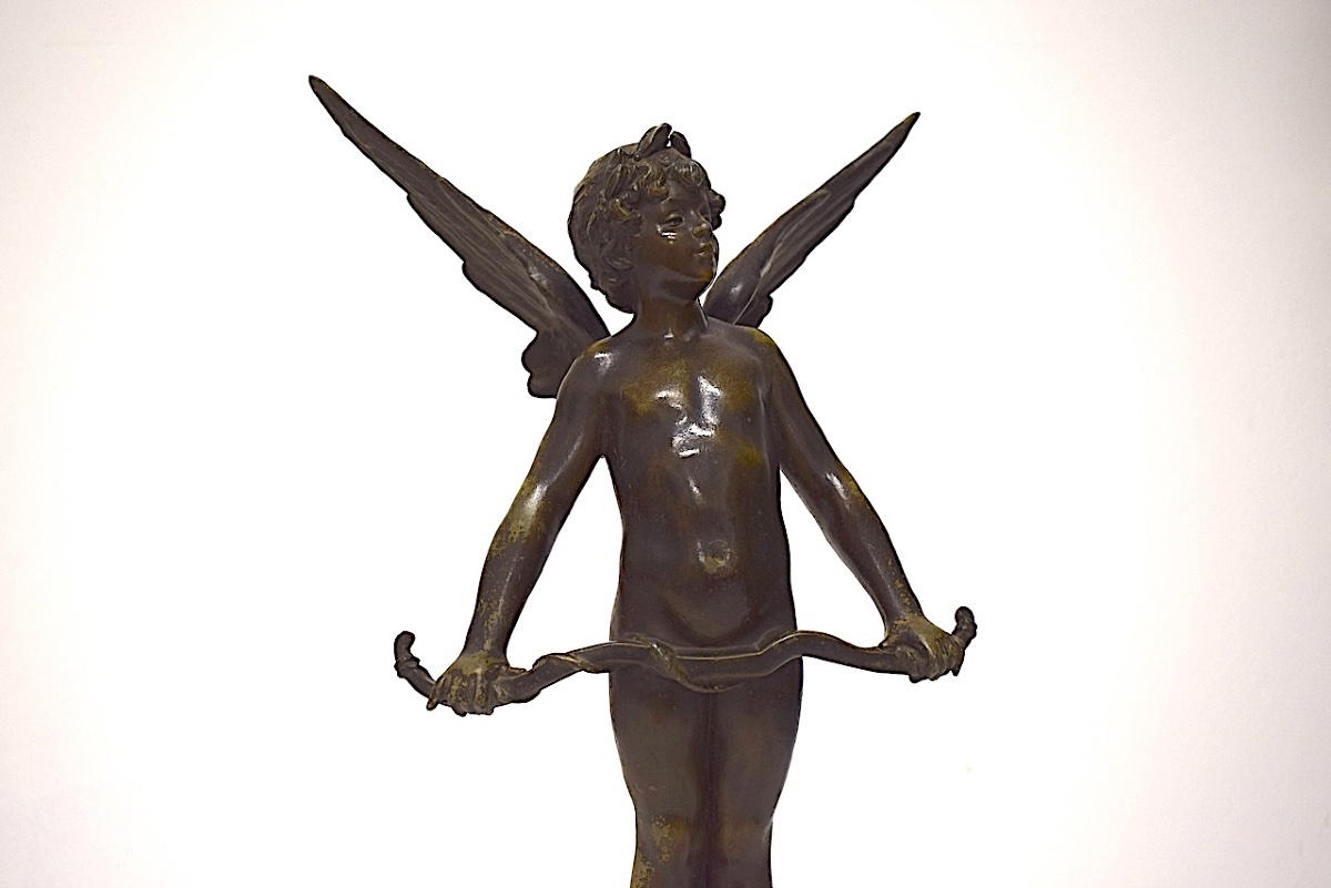 Auguste Moreau, Mythology: Victorious Cupid, God Of Love, Ref. 1152-photo-2