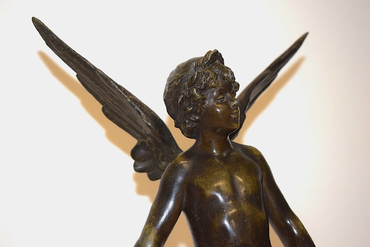 Auguste Moreau, Mythology: Victorious Cupid, God Of Love, Ref. 1152-photo-5