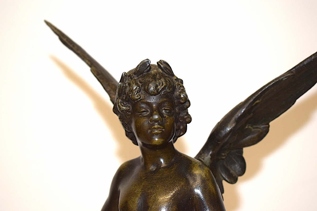 Auguste Moreau, Mythology: Victorious Cupid, God Of Love, Ref. 1152-photo-6