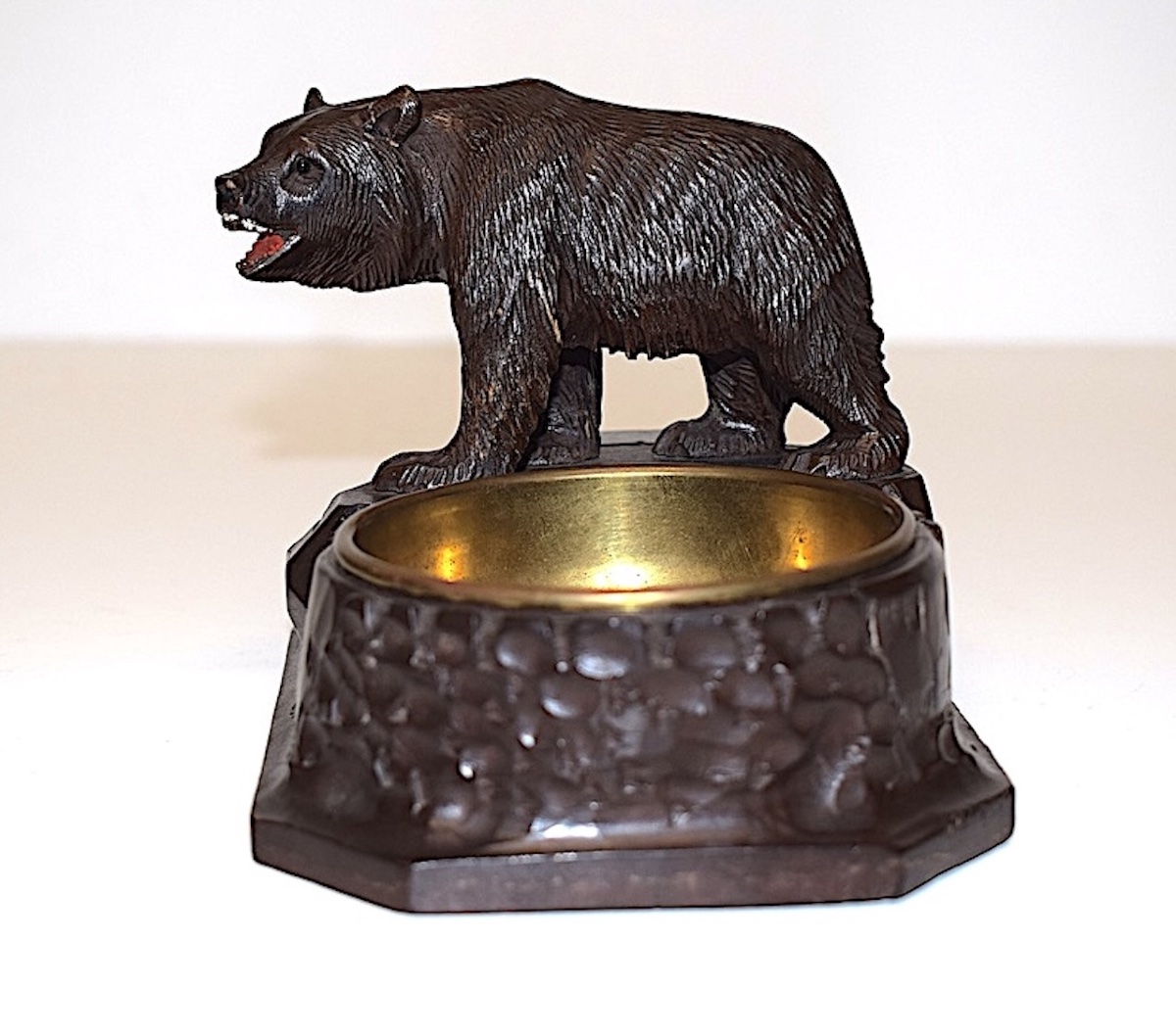 Vide Poche Ours bois sculpté  Forêt Noire Black Forest Ref1153-photo-4