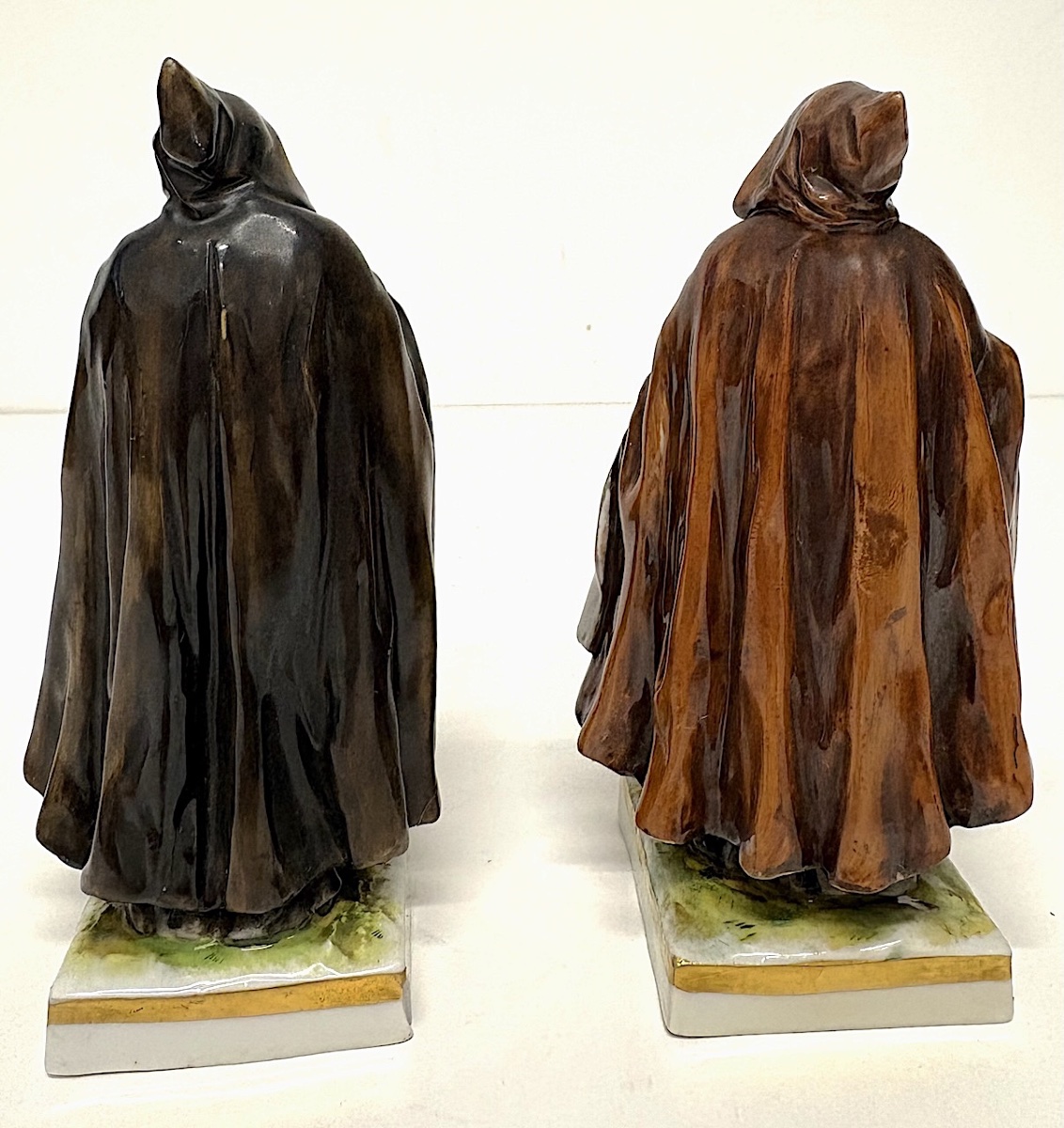 Two Hermits Or Monks, German Porcelain From Rudolstadt, Ref. 1155-photo-3