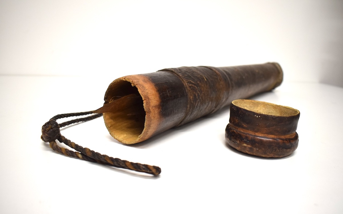 Leather Quiver And 30 Arrows, Africa (gabon, Congo), Early 20th Century, Ref. 1163-photo-1