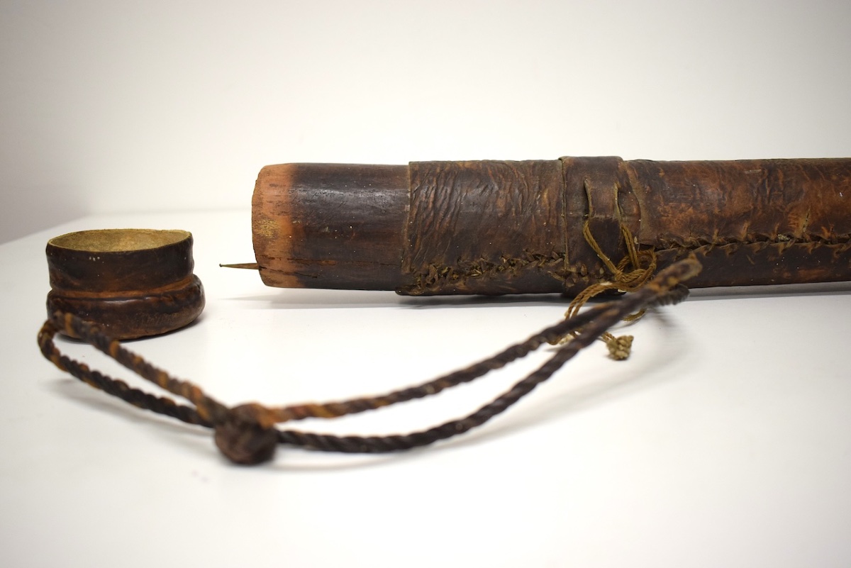 Leather Quiver And 30 Arrows, Africa (gabon, Congo), Early 20th Century, Ref. 1163-photo-2