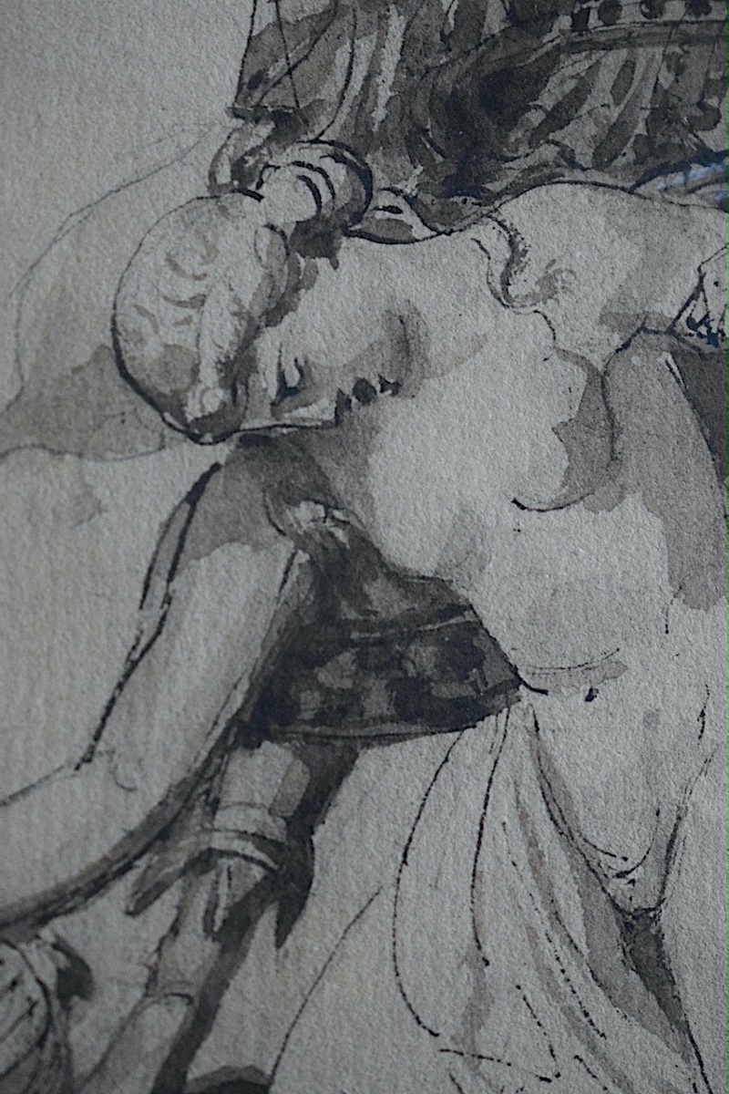Early 19th-century Drawing *the Broken Jug*: A Young Woman Being Assaulted By A Soldier Rt1469-photo-2