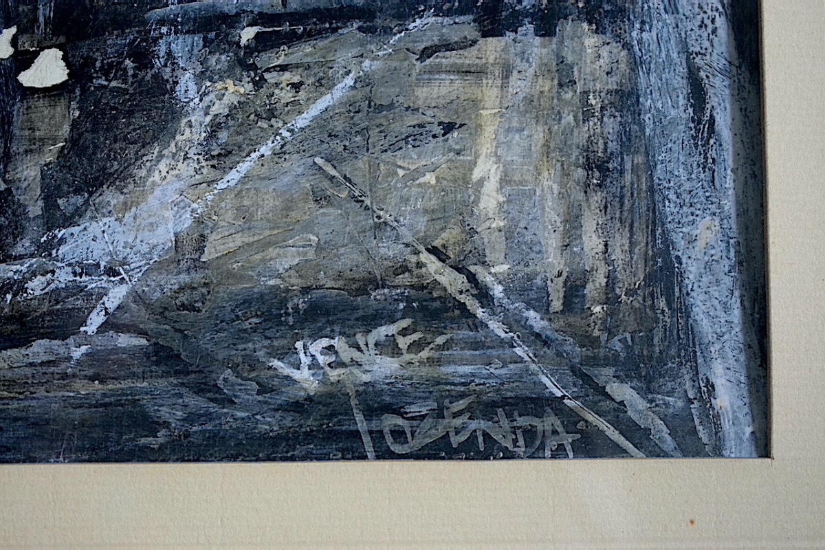 François Ozenda Abstract Art Brut, Gouache, 20th Century, Rt1470-photo-3