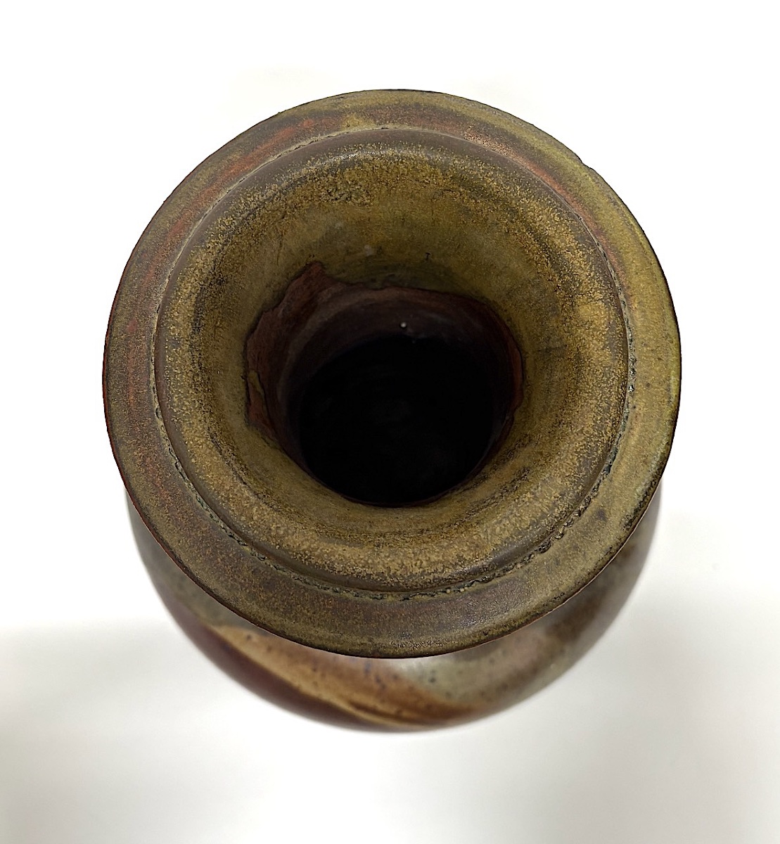 Christophe Bonjean Vase céramique  moderniste pièces unique Grès Flammé Ref1172-photo-1
