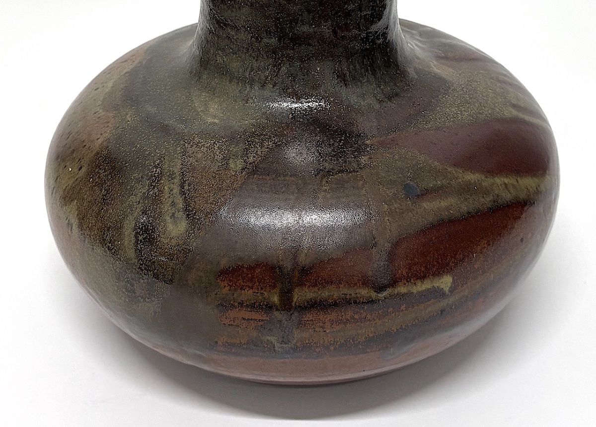 Christophe Bonjean Vase céramique  moderniste pièces unique Grès Flammé Ref1172-photo-5