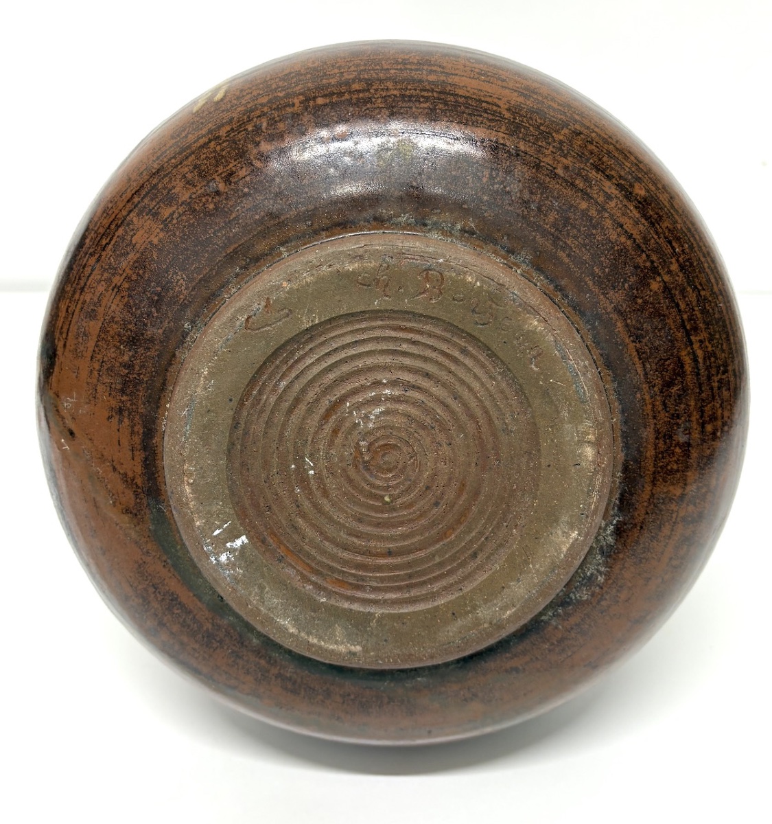 Christophe Bonjean Vase céramique  moderniste pièces unique Grès Flammé Ref1172-photo-6