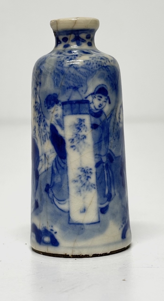 Tabatière ancienne  en Porcelaine de Chine Qing Yongzheng asie chinese Ref1173-photo-1
