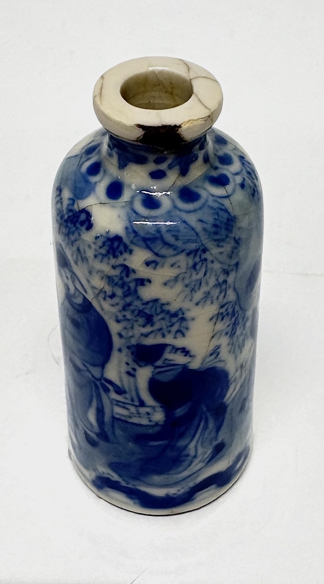 Tabatière ancienne  en Porcelaine de Chine Qing Yongzheng asie chinese Ref1173-photo-7