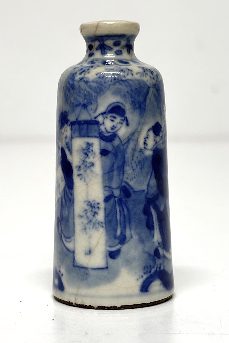 Tabatière ancienne  en Porcelaine de Chine Qing Yongzheng asie chinese Ref1173-photo-8