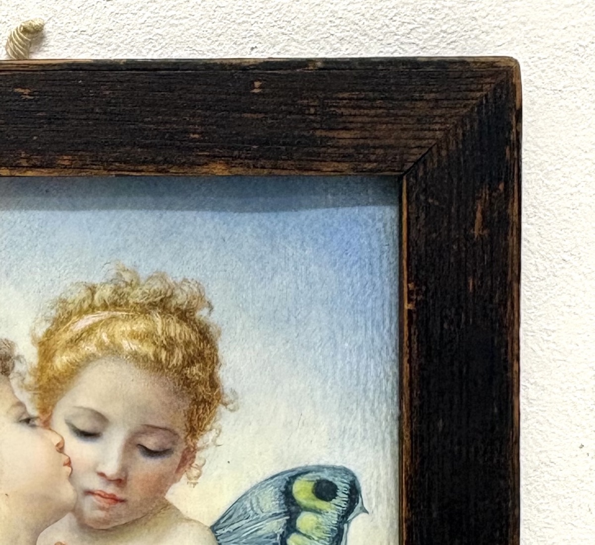 Miniature psyché et Cupidon  ange d'aprés Wiliam Bouguereau Ref1175-photo-2