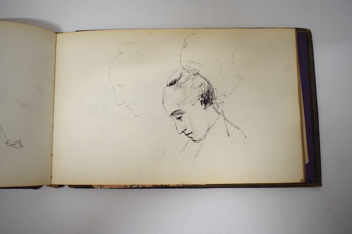Album de 20 Dessins et croquis   &agrave; identifier 19 &egrave;me si&egrave;cle Ref1177-photo-2