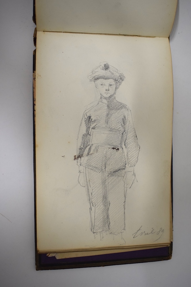 Album de 20 Dessins et croquis   &agrave; identifier 19 &egrave;me si&egrave;cle Ref1177-photo-3