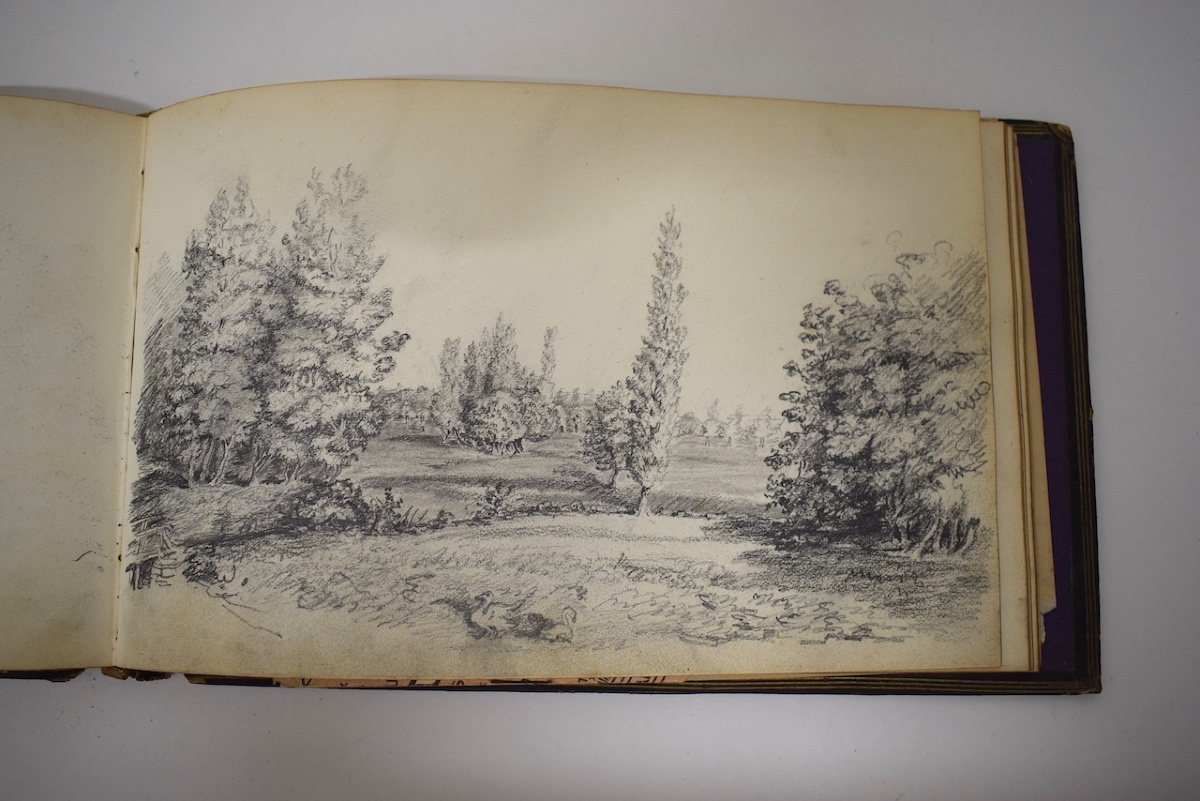 Album de 20 Dessins et croquis   &agrave; identifier 19 &egrave;me si&egrave;cle Ref1177-photo-5