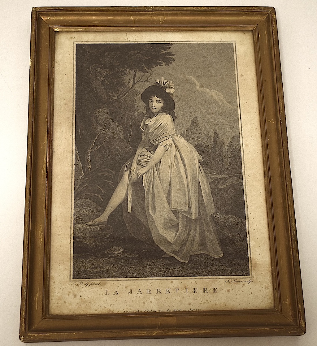 Gravures Estampes en Mezzotinto Boilly Tresca Caractères et mœurs féminins Refm1178-photo-4