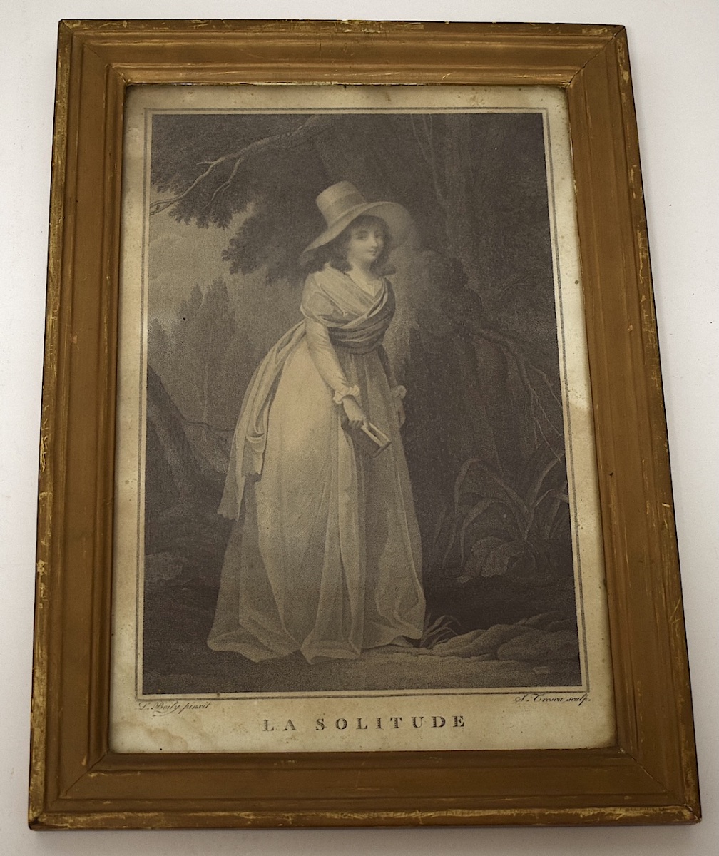 Gravures Estampes en Mezzotinto Boilly Tresca Caractères et mœurs féminins Refm1178-photo-2