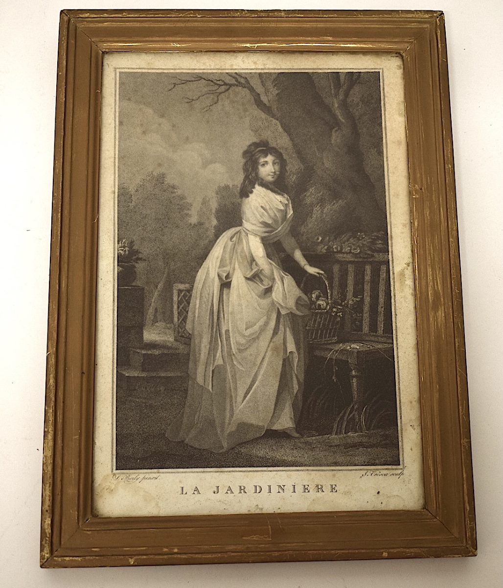Gravures Estampes en Mezzotinto Boilly Tresca Caractères et mœurs féminins Refm1178-photo-3