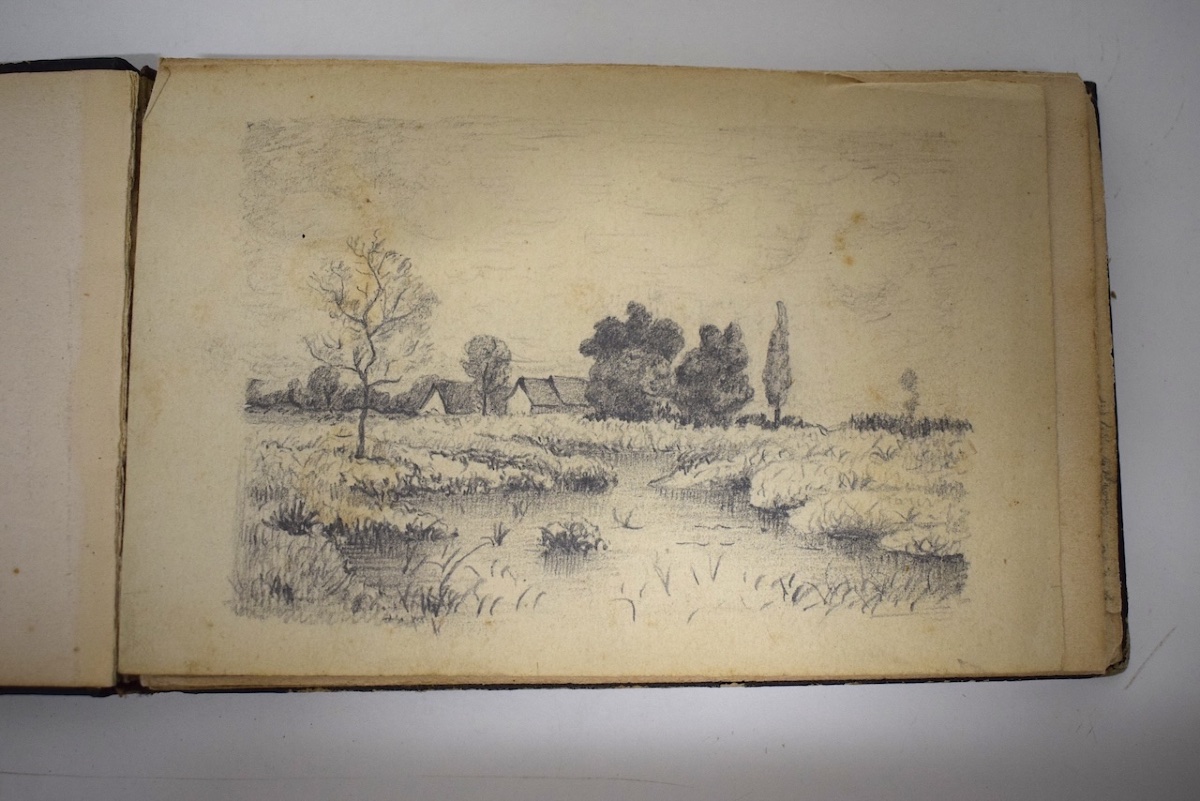 Album  provençal de 47 Dessins et études Crayon 19 ème Ref1179-photo-3