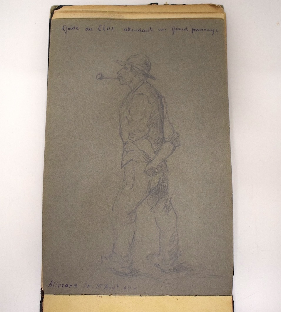 Album  provençal de 47 Dessins et études Crayon 19 ème Ref1179-photo-5
