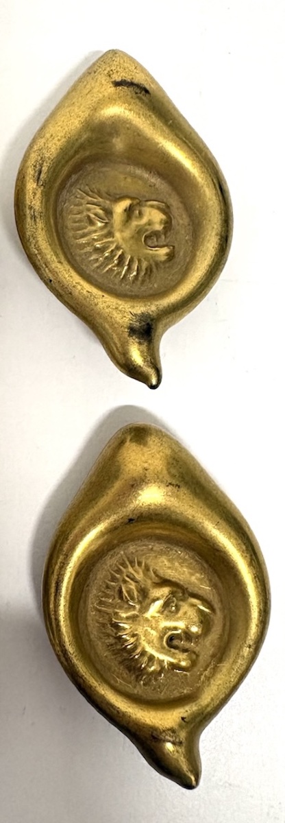 Fritz Lampl Eight Buttons Gold-tinted Glass Bimini United Kingdom Textile Circa 1930–1940 Ref1182-photo-4