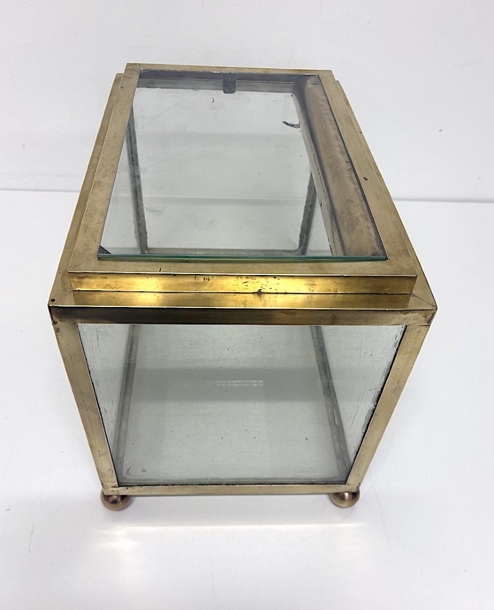 Curiosité Vivarium Art Deco Bronze Dore vers 1925 1930  Ref1187-photo-3