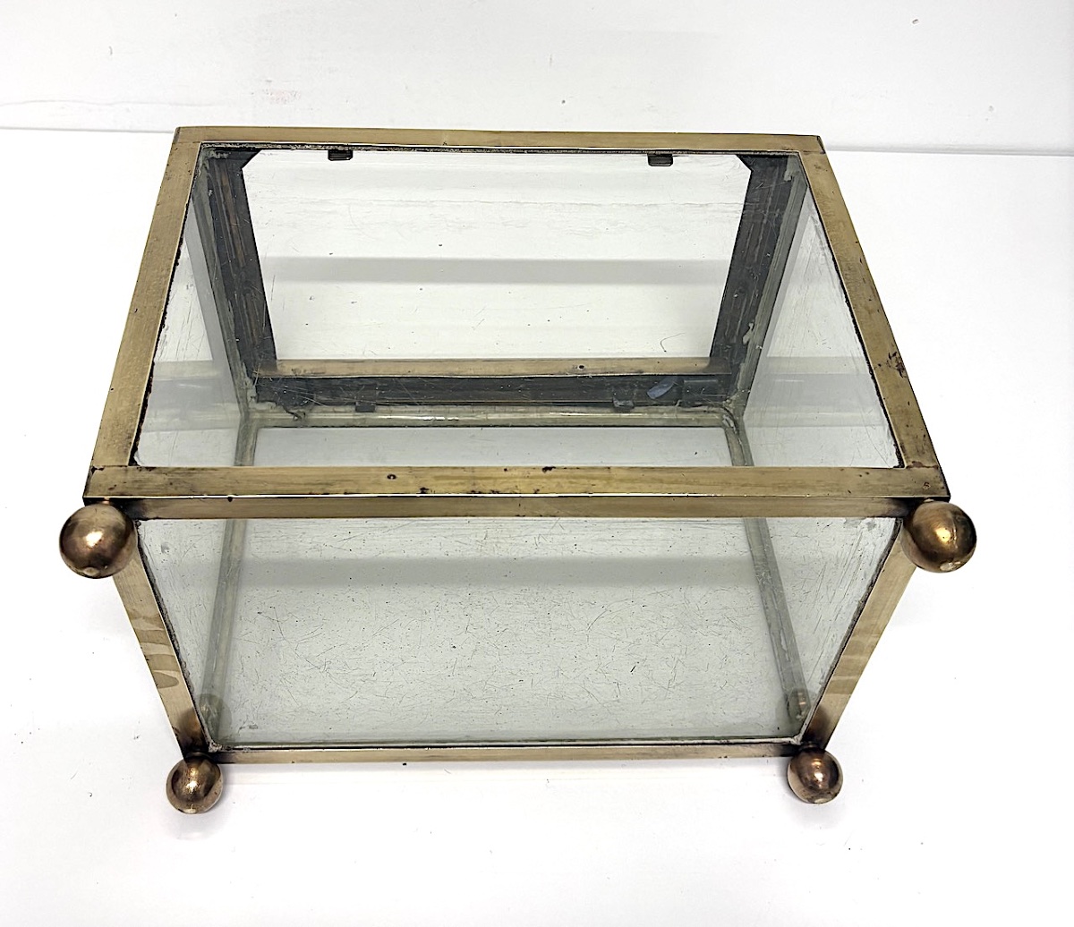 Curiosité Vivarium Art Deco Bronze Dore vers 1925 1930  Ref1187-photo-5