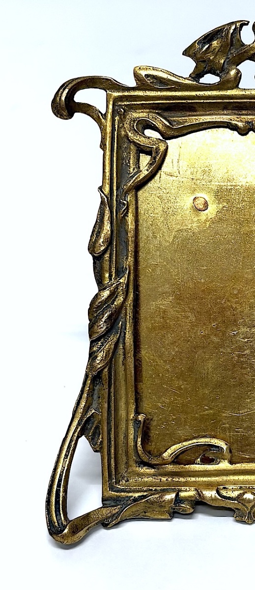 Cadre photos en Bronze Doré Art Nouveau 1900 Ref1188-photo-4
