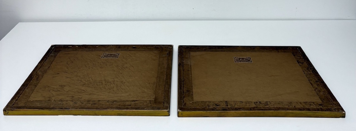 Deux Gravures polichrome  Erotique sc&egrave;ne de genre  Nu Borel Ancelin   Refm1179-photo-6