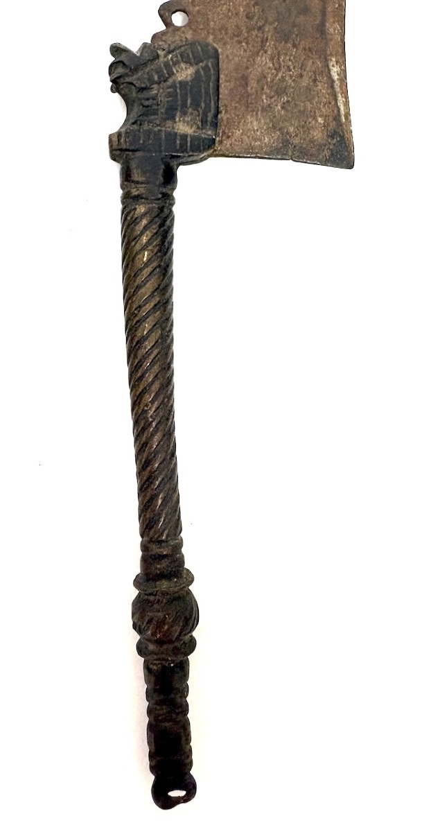   Folk Art Arec Nut Betel Cup Metal India Nut Cracker Scissors Ref1194 -photo-6