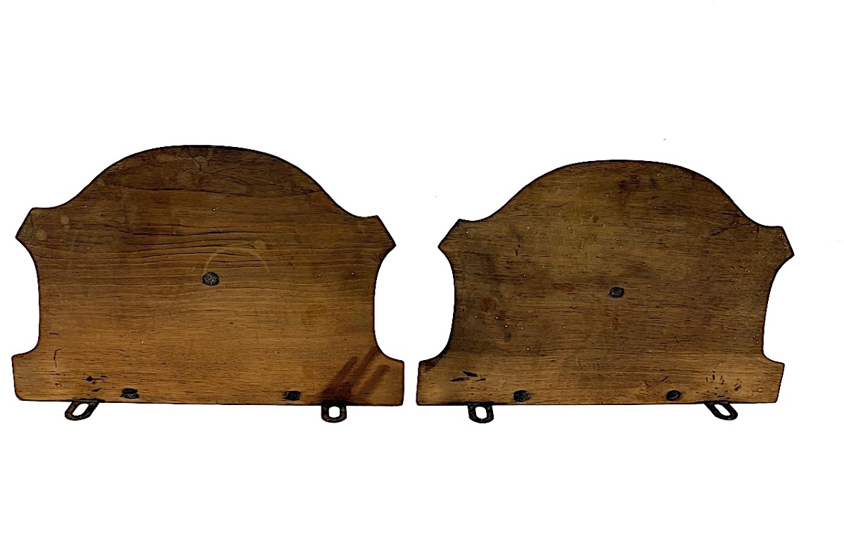 Pair Of Neo-gothic Carved Wood Wall Shelf Consoles With Dragon Motifs, Ref. 1195 -photo-4