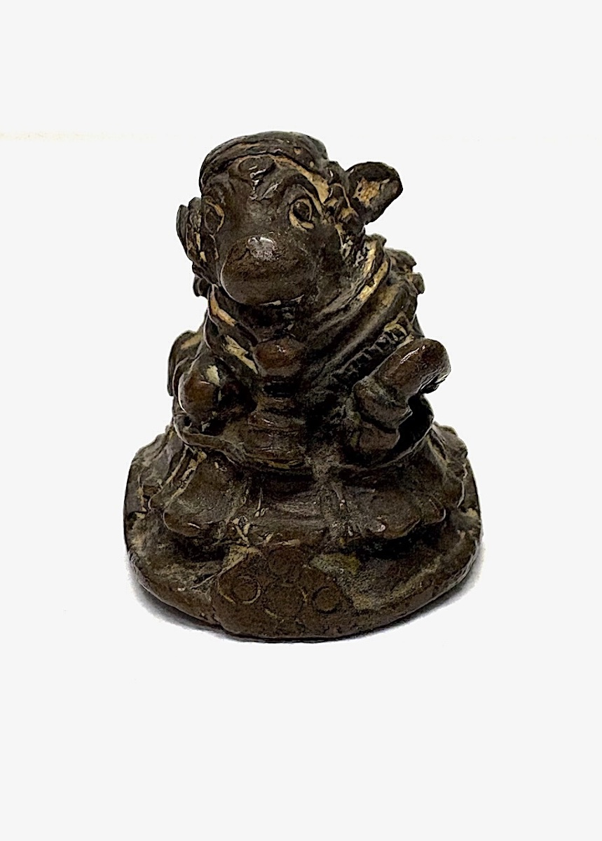 Weights And Measures In Ancient Indian Bronze: Nandi And Shiva, Ref. 1198 -photo-4
