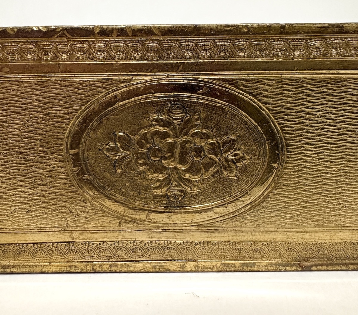 Boite à priser ou Tabatière en Pomponne  métal doré d'époque Louis XVI Ref1198-photo-7