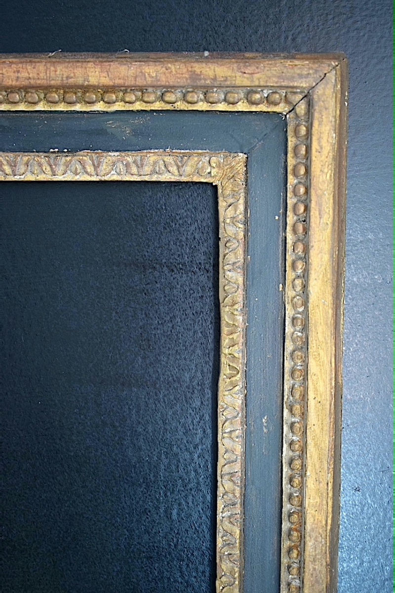 CADRE XVIII &egrave;me &eacute;poque Louis XVI  Feuillure 51 x 37,5 cm  FRAME Ref C1284-photo-1