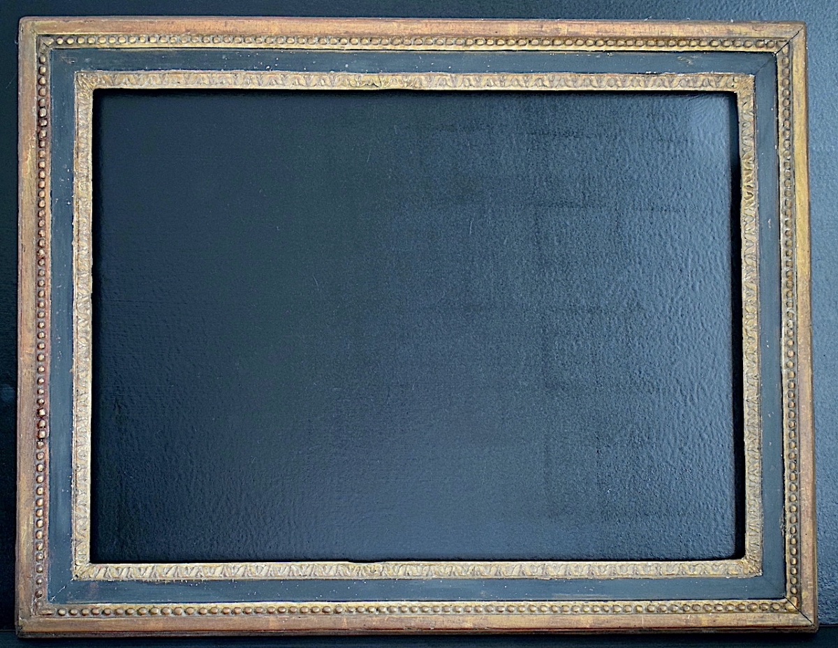 CADRE XVIII &egrave;me &eacute;poque Louis XVI  Feuillure 51 x 37,5 cm  FRAME Ref C1284