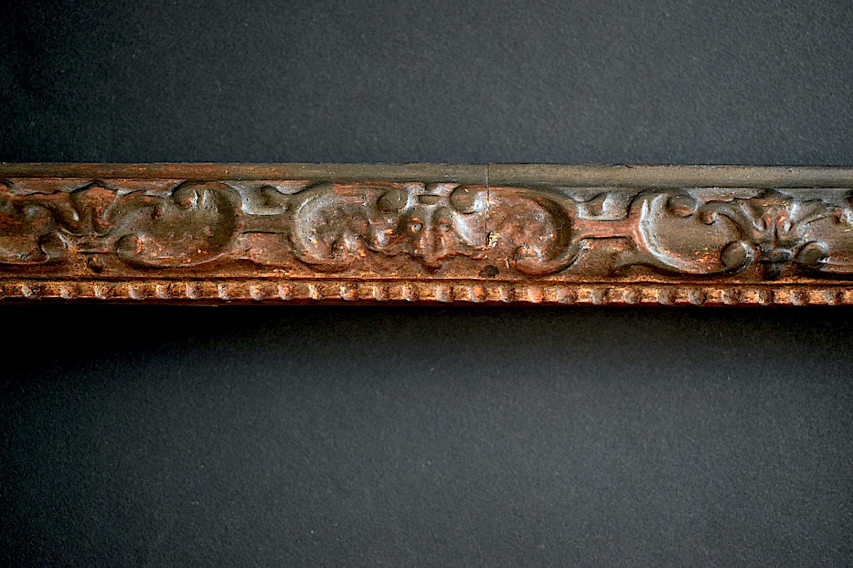 19th-century Louis XIV-style Frame  Mortise 22.5 X 16.5 Cm, F1 Painting Size  Frame Ref C1286-photo-4