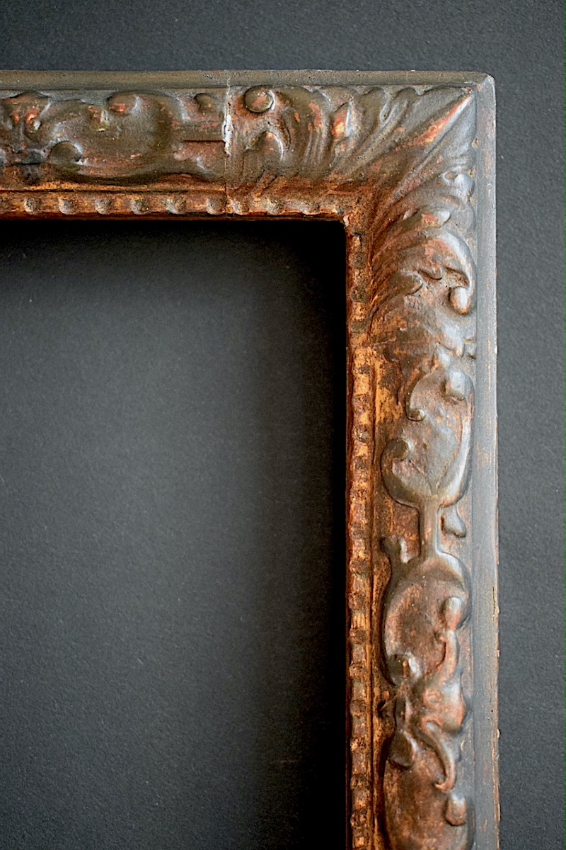 19th-century Louis XIV-style Frame  Mortise 22.5 X 16.5 Cm, F1 Painting Size  Frame Ref C1286-photo-1