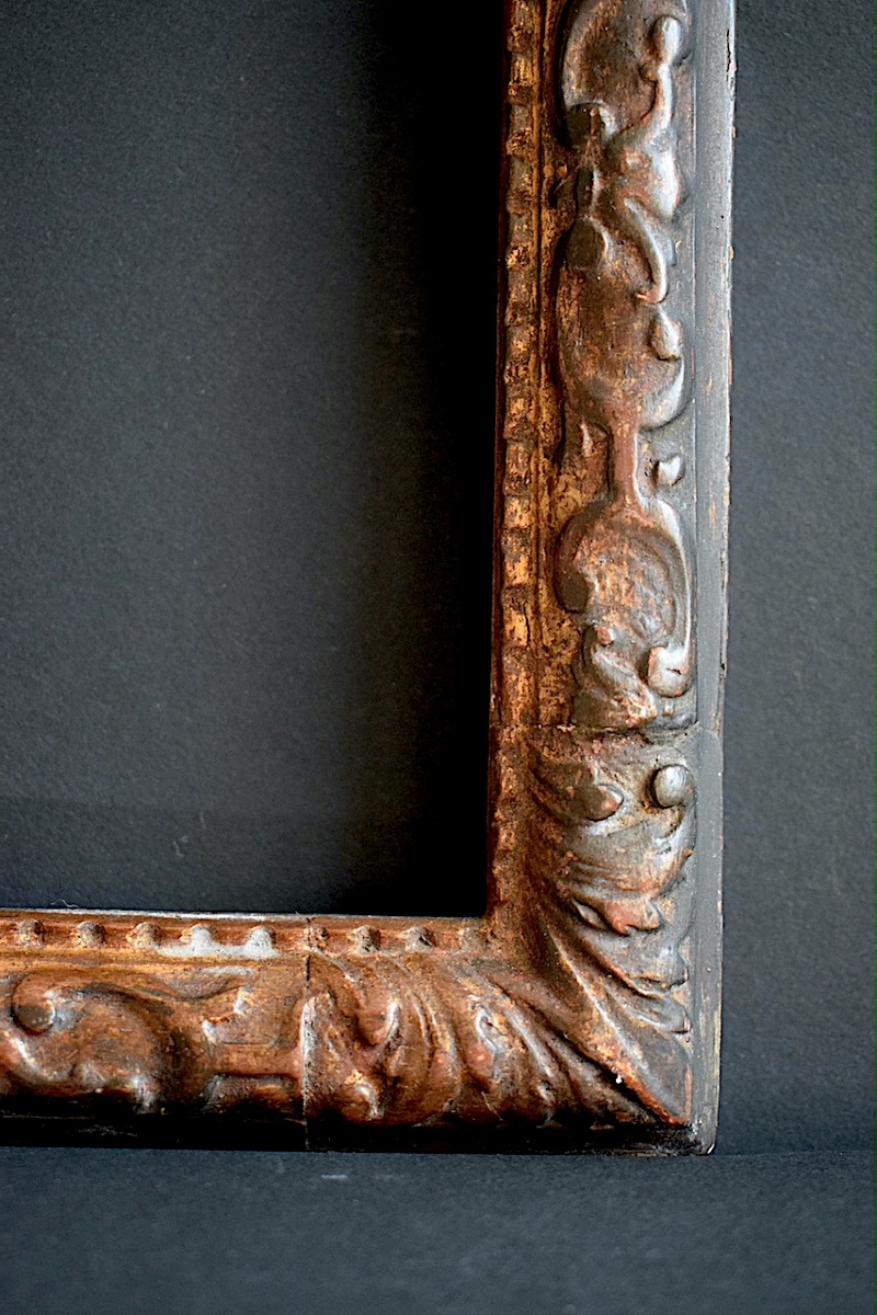19th-century Louis XIV-style Frame  Mortise 22.5 X 16.5 Cm, F1 Painting Size  Frame Ref C1286-photo-2