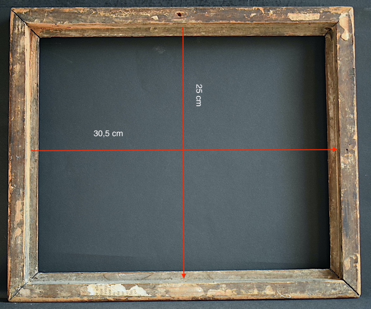 18th-century Louis XVI-style Frame  Frame Dimensions: 30.5 X 25 Cm Frame Ref. C1287-photo-2