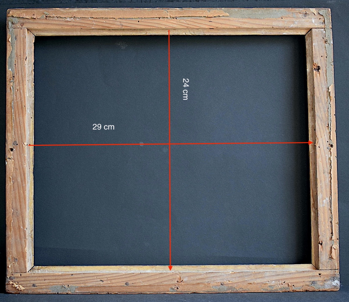 CADRE XVIII ème siècle style Louis XVI  Feuillure 29 x 24 cm  FRAME Ref C1288-photo-2