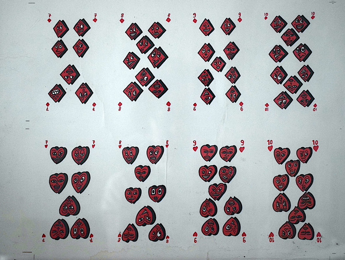 Hervé Di Rosa, Sète School, Color Print, Playing Card Set, 20th Century, Rt1480-photo-4