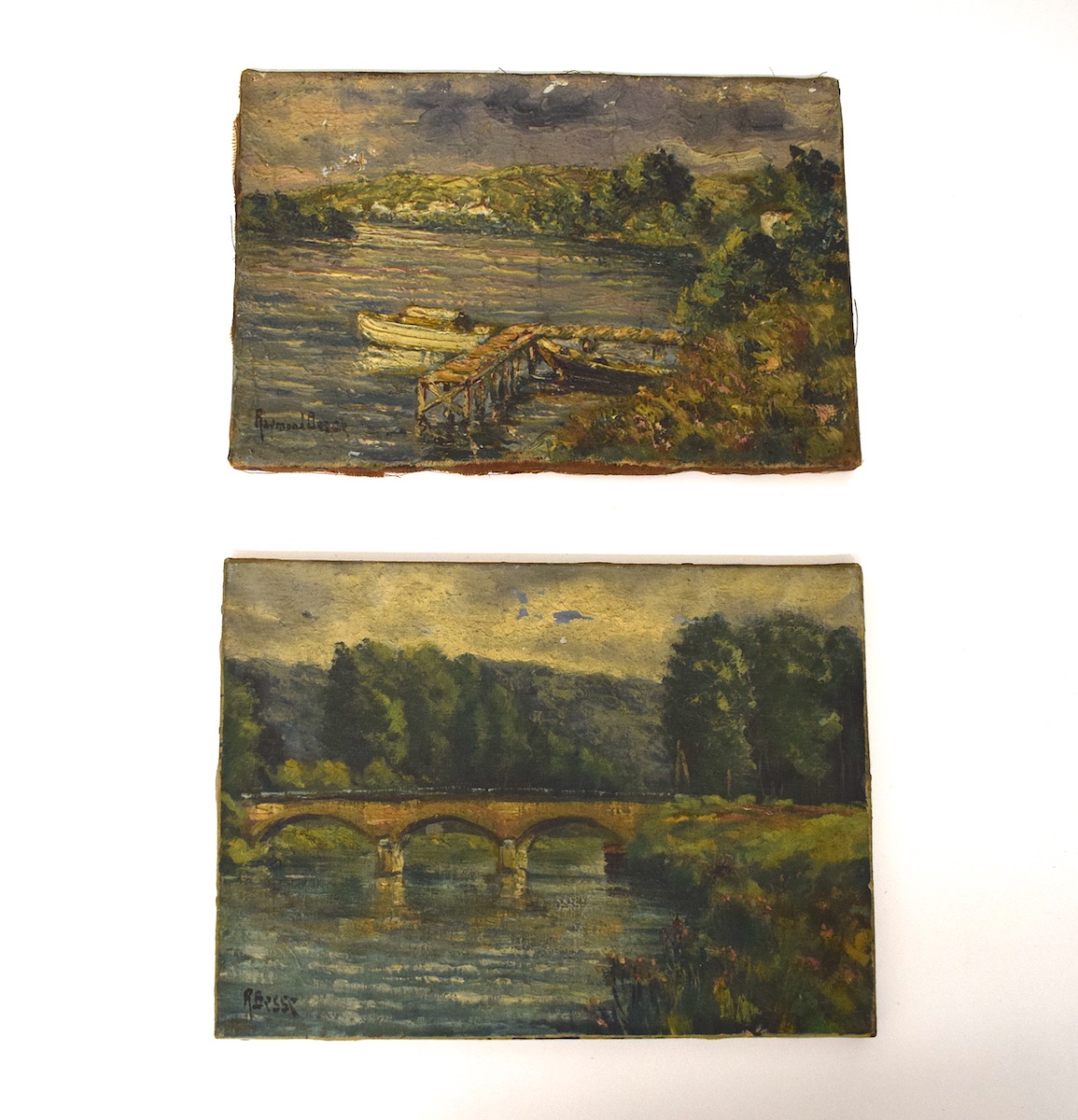 Raymond Besse Le Pont &agrave; Saacy sur marne et la seine roche Guyon Val D' Oise Refm1180